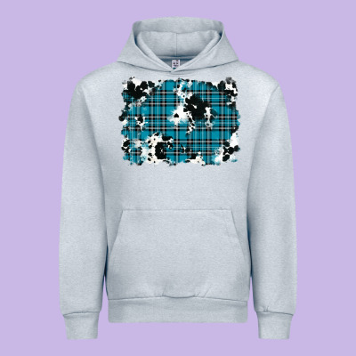 Urban Hoodie winter plaid cowhide pattern background