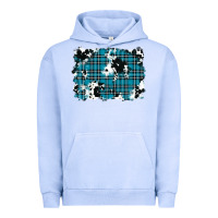 Pigment Grape Ice winter plaid cowhide pattern background Urban Hoodie - RanaPortraitStore