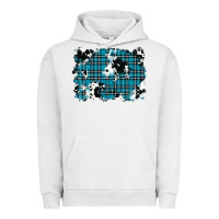 Pigment Lunar Rock winter plaid cowhide pattern background Urban Hoodie - RanaPortraitStore