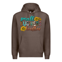 Coffee small business hustler Premium Hoodie - texasbilliewilder