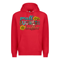 Red small business hustler Premium Hoodie - texasbilliewilder