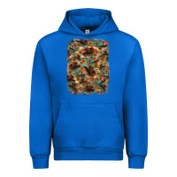 Cobalt western  background Urban Hoodie - RanaPortraitStore