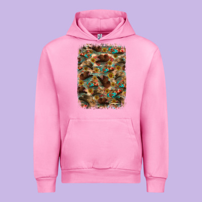Urban Hoodie western  background