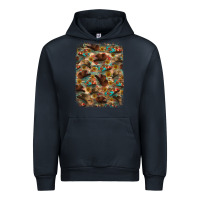 Navy western  background Urban Hoodie - RanaPortraitStore