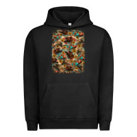 Pigment Black western  background Urban Hoodie - RanaPortraitStore