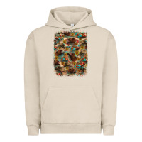 Pigment French Oak western  background Urban Hoodie - RanaPortraitStore