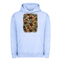 Pigment Grape Ice western  background Urban Hoodie - RanaPortraitStore