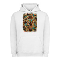 Pigment Lunar Rock western  background Urban Hoodie - RanaPortraitStore
