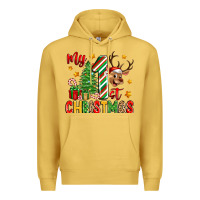 Antique Gold my first christmas Premium Hoodie - Zillion Design Studio