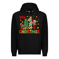 Black my first christmas Premium Hoodie - Zillion Design Studio
