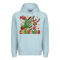 Blue Mist my first christmas Premium Hoodie - Zillion Design Studio