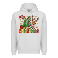 Dove Grey my first christmas Premium Hoodie - Zillion Design Studio