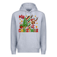 Heather Grey my first christmas Premium Hoodie - Zillion Design Studio