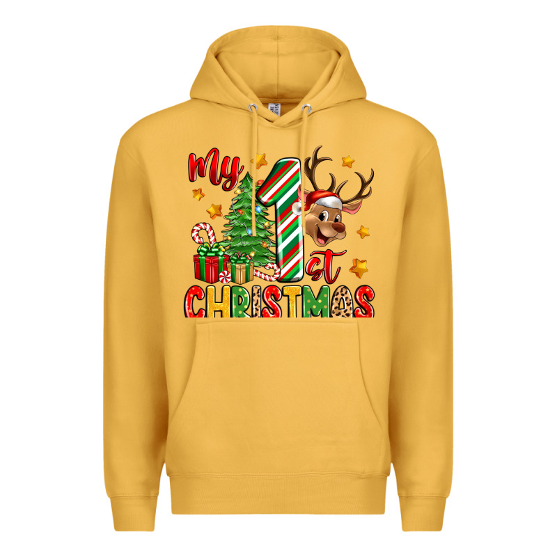 My First Christmas Premium Hoodie by Zillion Design Studio | Teevron