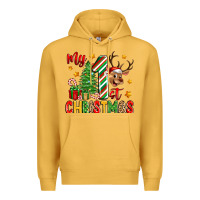 Mustard my first christmas Premium Hoodie - Zillion Design Studio