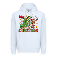 White my first christmas Premium Hoodie - Zillion Design Studio