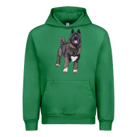 Emerald American akita Urban Hoodie - RanaPortraitStore