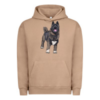 Pigment Burro American akita Urban Hoodie - RanaPortraitStore