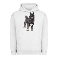 Pigment Lunar Rock American akita Urban Hoodie - RanaPortraitStore