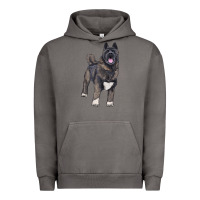 Pigment Tornado American akita Urban Hoodie - RanaPortraitStore