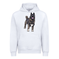 White American akita Urban Hoodie - RanaPortraitStore