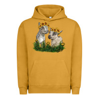 Pigment Peanut Butter baby goats Urban Hoodie - RanaPortraitStore