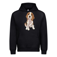 Black beagle Urban Hoodie - RanaPortraitStore