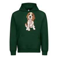 Foreset Green beagle Urban Hoodie - RanaPortraitStore