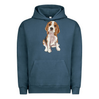 Pigment Midnight Navy beagle Urban Hoodie - RanaPortraitStore