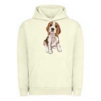 Pigment Pistachio beagle Urban Hoodie - RanaPortraitStore