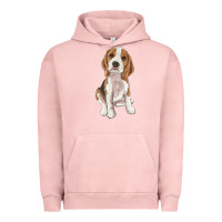 Pigment Salmon beagle Urban Hoodie - RanaPortraitStore