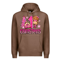 Chestnut 1st christmas gingerbread girl Premium Hoodie - Zillion Design Studio