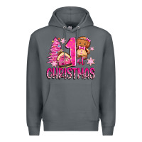 Rock 1st christmas gingerbread girl Premium Hoodie - Zillion Design Studio