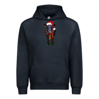 Navy black angus Urban Hoodie - RanaPortraitStore