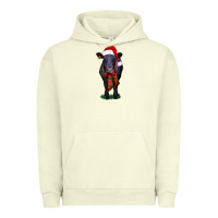 Pigment Pistachio black angus Urban Hoodie - RanaPortraitStore