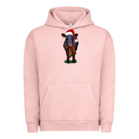 Pigment Salmon black angus Urban Hoodie - RanaPortraitStore