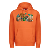 Carrot western coffee cups Premium Hoodie - texasbilliewilder