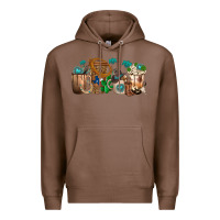 Chestnut western coffee cups Premium Hoodie - texasbilliewilder