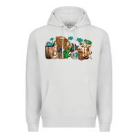 Dove Grey western coffee cups Premium Hoodie - texasbilliewilder