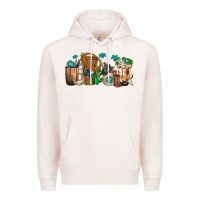 Pale Pink western coffee cups Premium Hoodie - texasbilliewilder