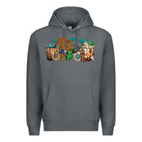 Rock western coffee cups Premium Hoodie - texasbilliewilder