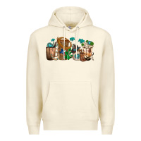 Sandshell western coffee cups Premium Hoodie - texasbilliewilder