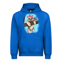 Cobalt baby sloth Urban Hoodie - RanaPortraitStore