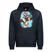 Navy baby sloth Urban Hoodie - RanaPortraitStore