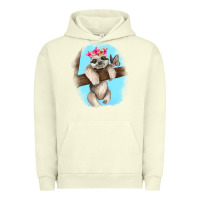 Pigment Pistachio baby sloth Urban Hoodie - RanaPortraitStore