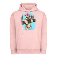 Pigment Salmon baby sloth Urban Hoodie - RanaPortraitStore