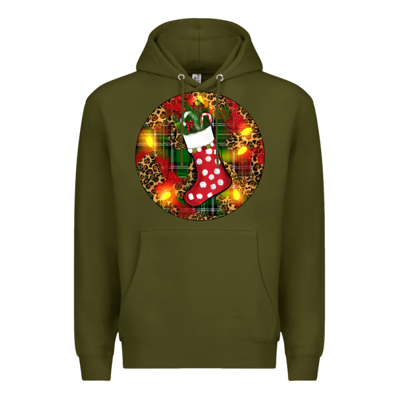 Santa Stocking Christmas Premium Hoodie by RanaPortraitStore | Teevron