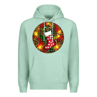 Seafoam Santa Stocking Christmas Premium Hoodie - RanaPortraitStore