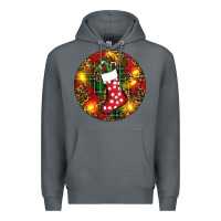 Rock Santa Stocking Christmas Premium Hoodie - RanaPortraitStore