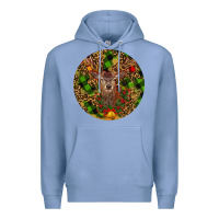 Colony Blue Christmas Reindeer Premium Hoodie - RanaPortraitStore